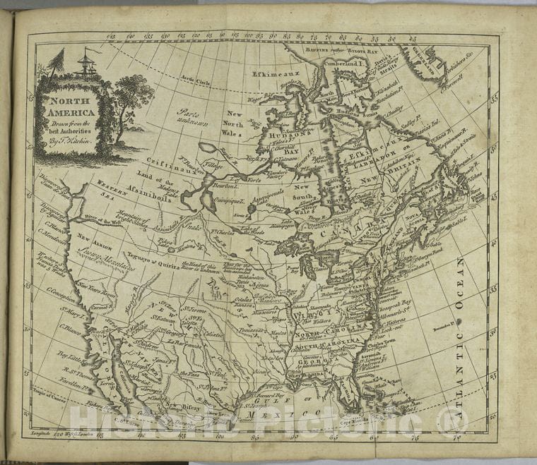 Historic 1779 Map - North America - North America - North America - Maps - Early Works To 1800 - A New Geographical, Historical, And Commercial Grammar - Vintage Wall Art