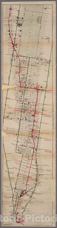 Historic 1906 Map - Themerchant'S Association'S Hotel And Theatre Map [Of Manhattan.] Of New York City And State - Manhattan - Vintage Wall Art