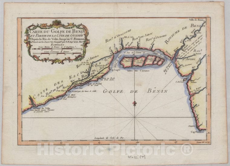 Historic 1732 Map - Negroland And Guinea: With The European Settlements Explaining What Belongs To England, Holland, Denmark &C - - Vintage Wall Art