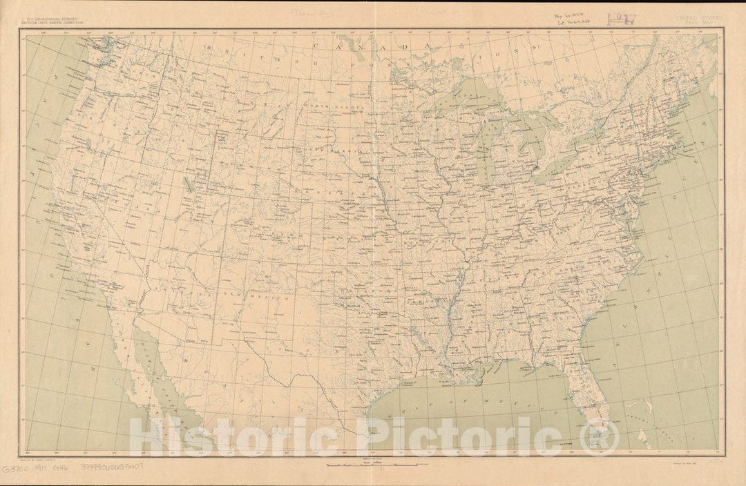 Historical Map, 1911 United States base Historical Map, Vintage Wall Art