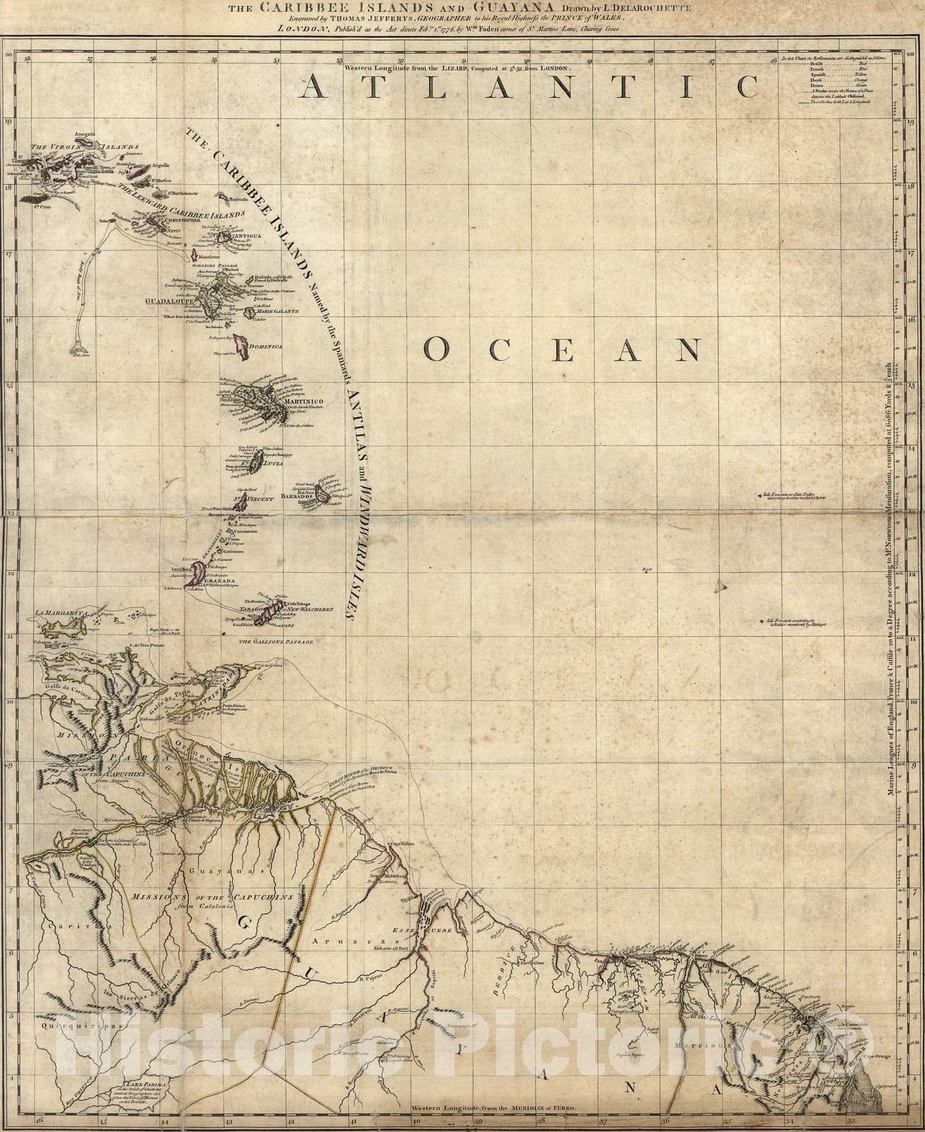 Historic 1777 Map - The North American Atlas, Selected from The Most Authentic maps, Charts, Plans, c. hitherto published. - A Chart of The Gulf of St. Lawrence