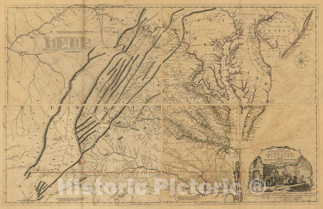 Historic 1768 Map - A General Topography of North America and The West Indies. Being a Collection of All The maps, Charts, Plans, and Particular surveys - Dominica