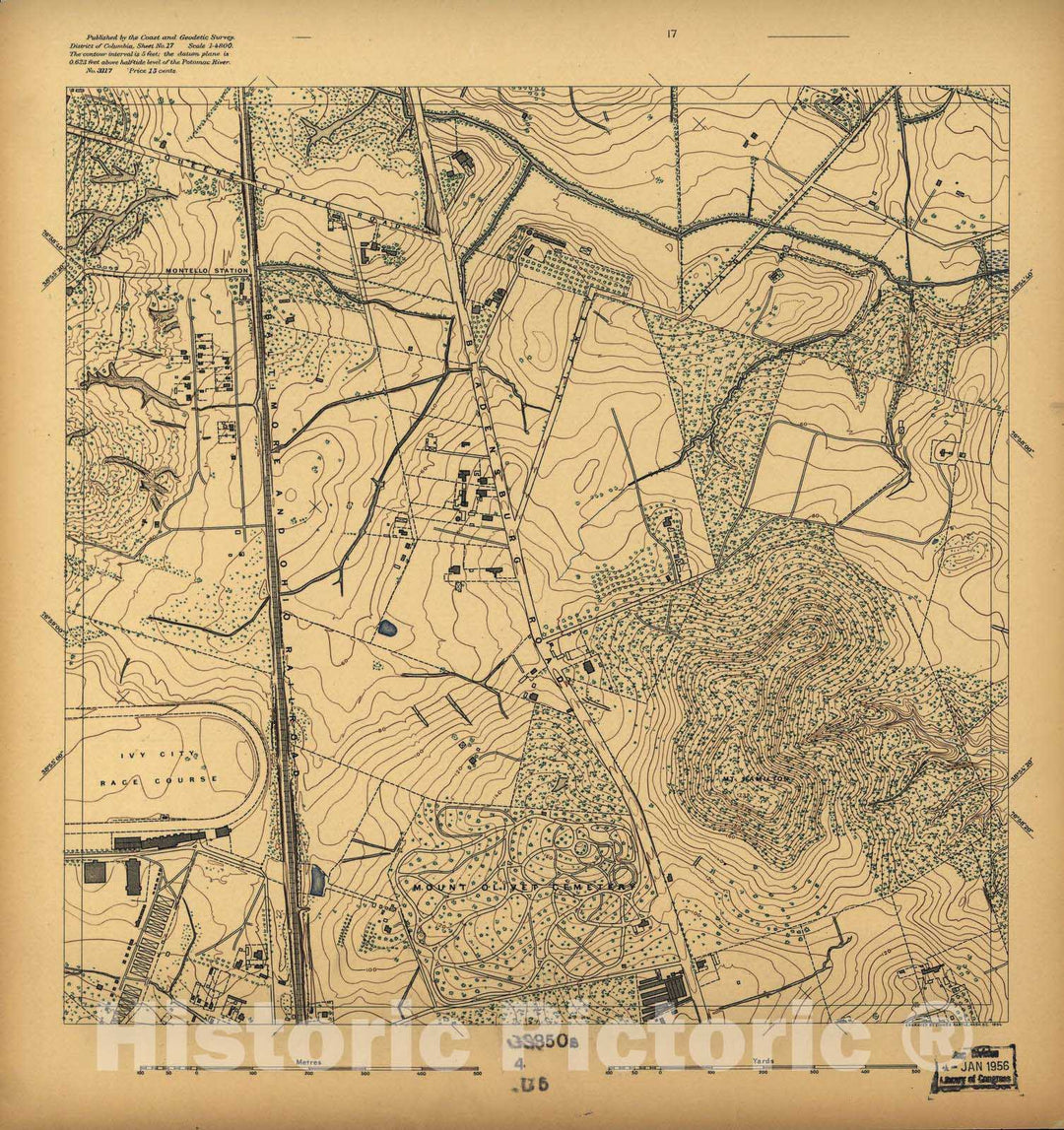 Historic 1892 Map - District of Columbia - Image 18 of District of Columbia