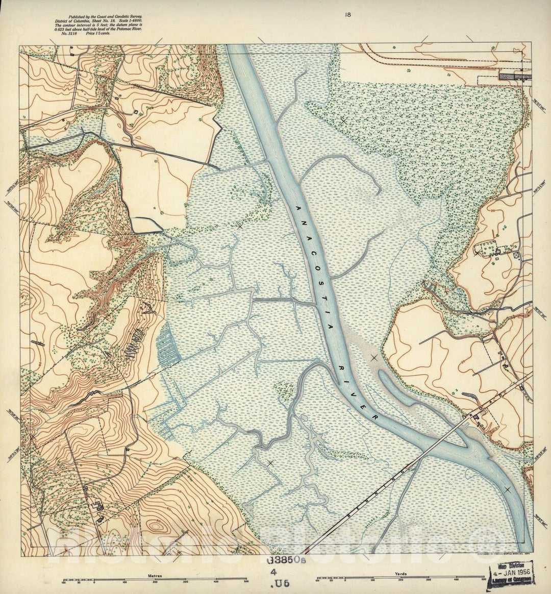 Historic 1892 Map - District of Columbia - Image 19 of District of Columbia