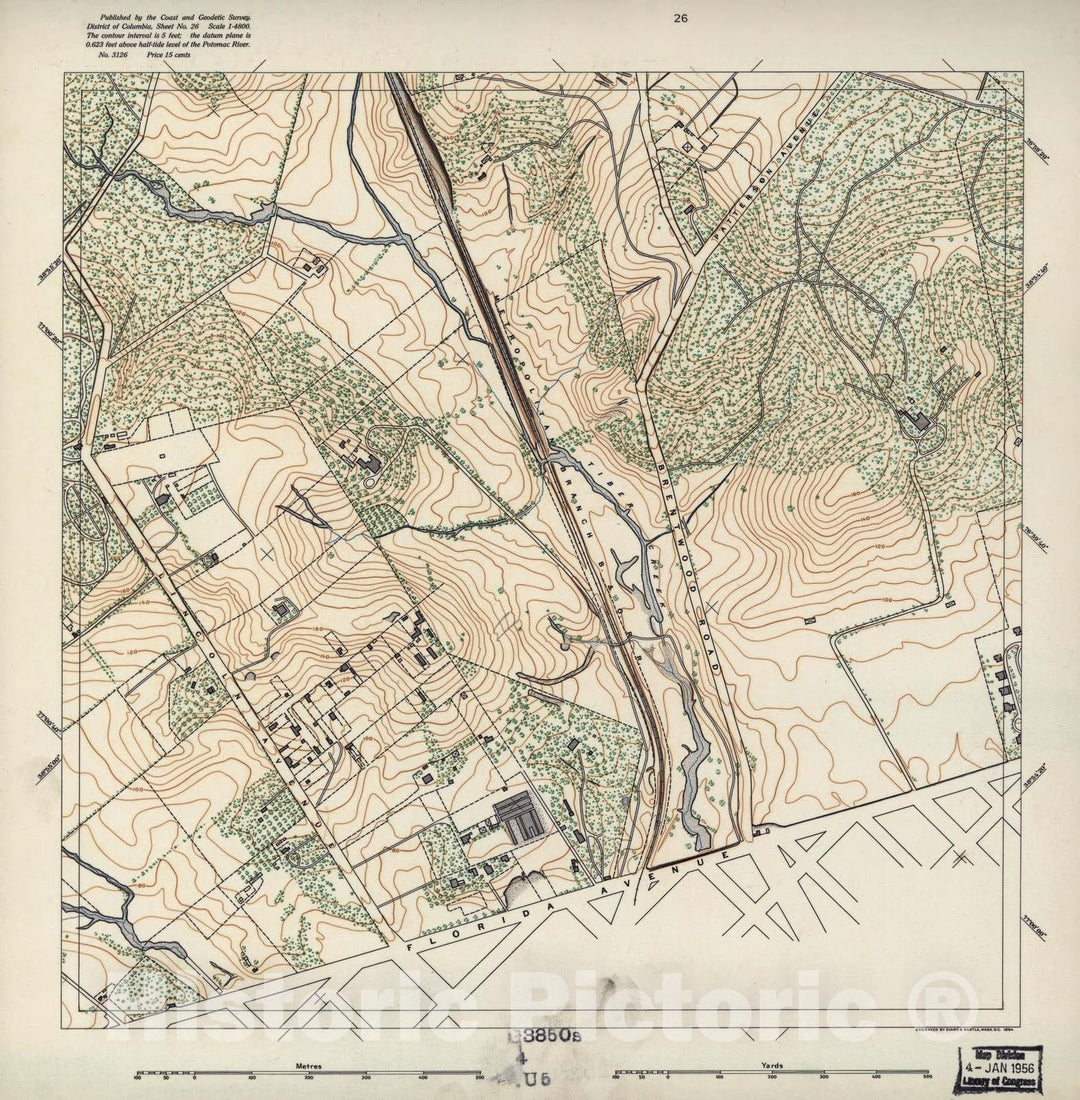 Historic 1892 Map - District of Columbia - Image 27 of District of Columbia