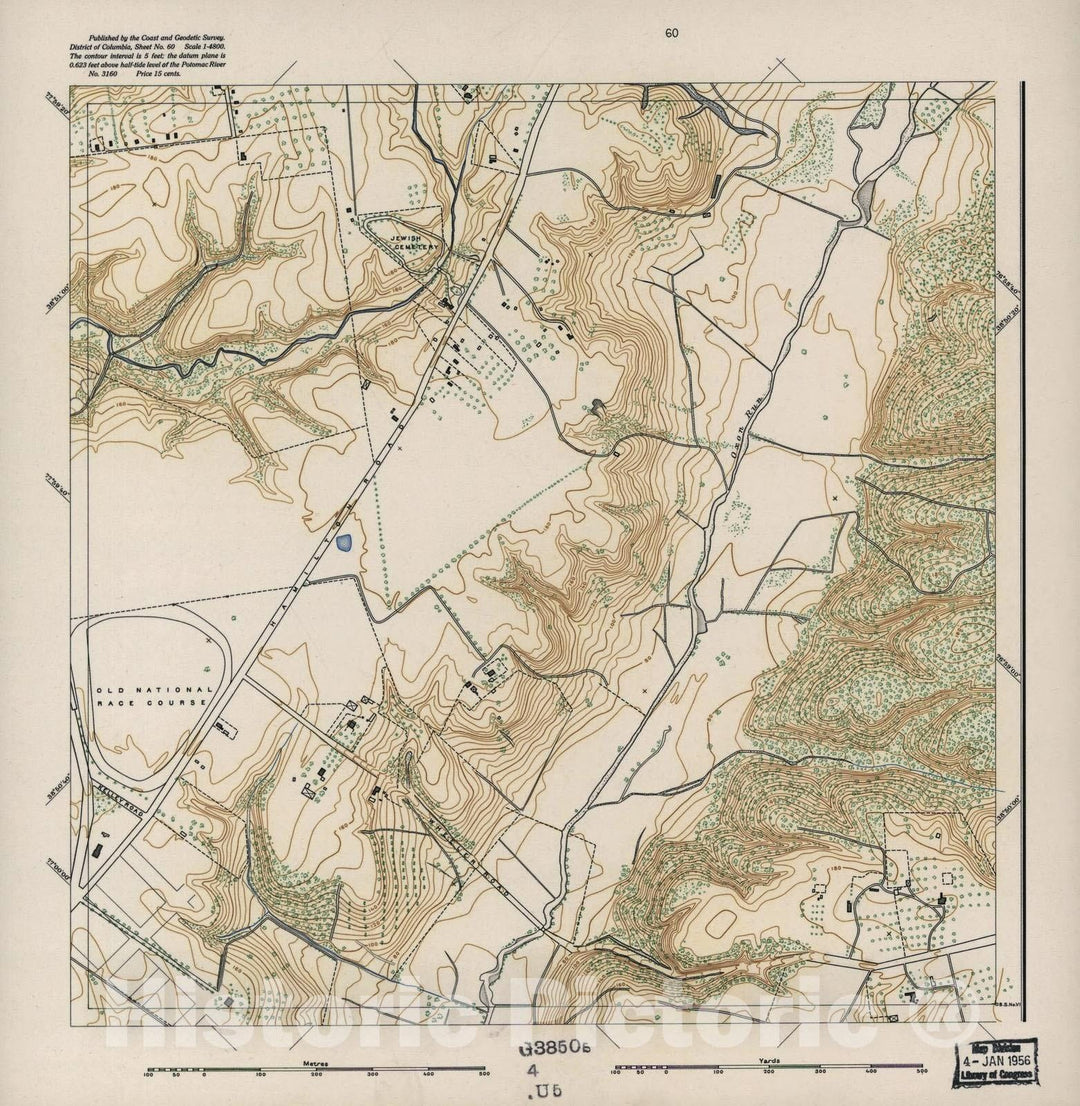 Historic 1892 Map - District of Columbia - Image 50 of District of Columbia