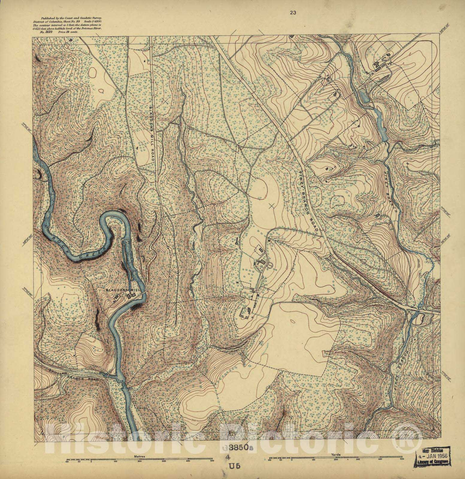 Historic 1892 Map - District of Columbia - Image 24 of District of Columbia