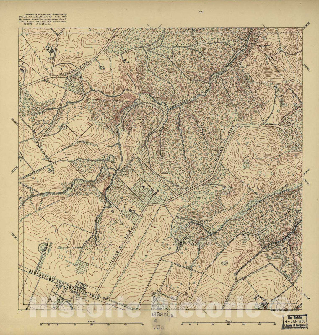 Historic 1892 Map - District of Columbia - Image 33 of District of Columbia