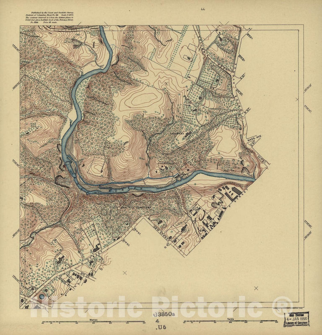 Historic 1892 Map - District of Columbia - Image 42 of District of Columbia