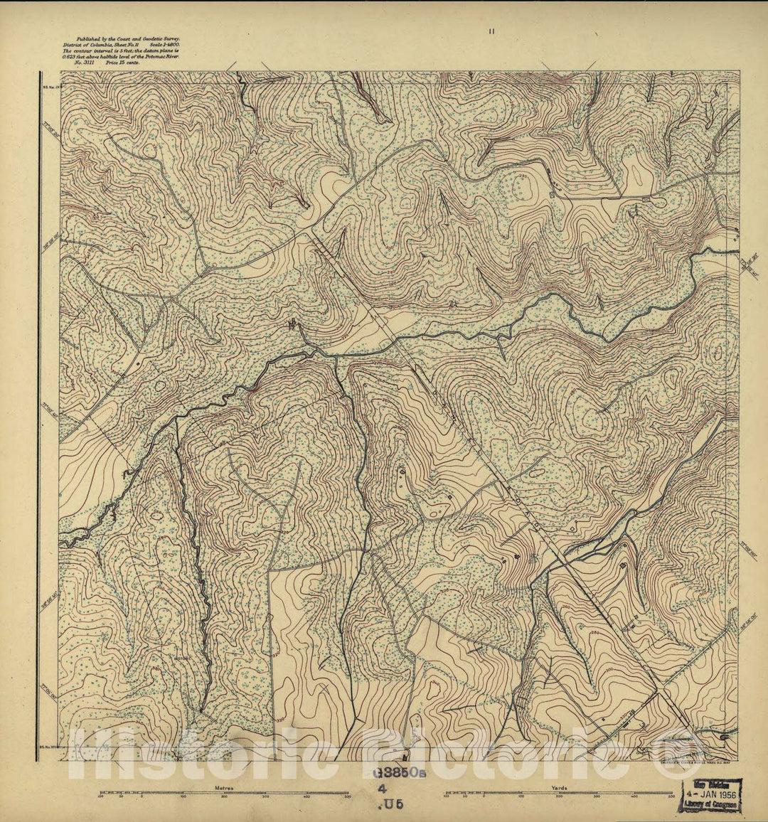 Historic 1892 Map - District of Columbia - Image 12 of District of Columbia