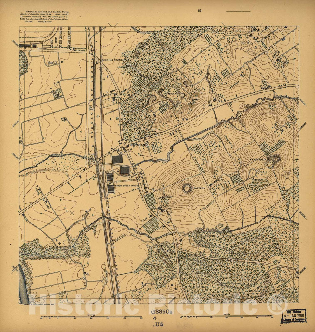 Historic 1892 Map - District of Columbia - Image 20 of District of Columbia