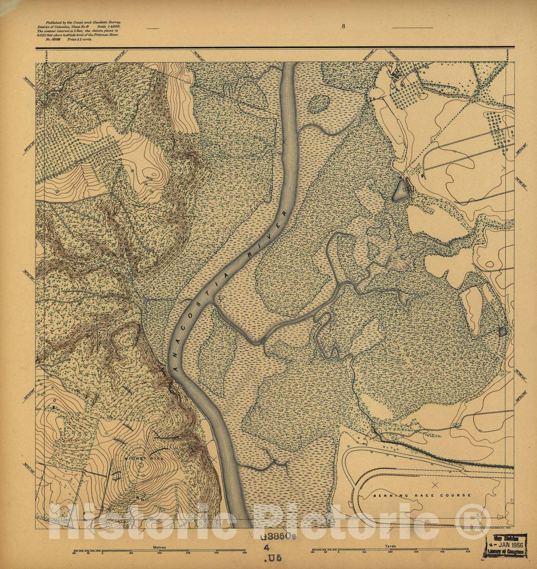 Historic 1892 Map - District of Columbia - Image 9 of District of Columbia