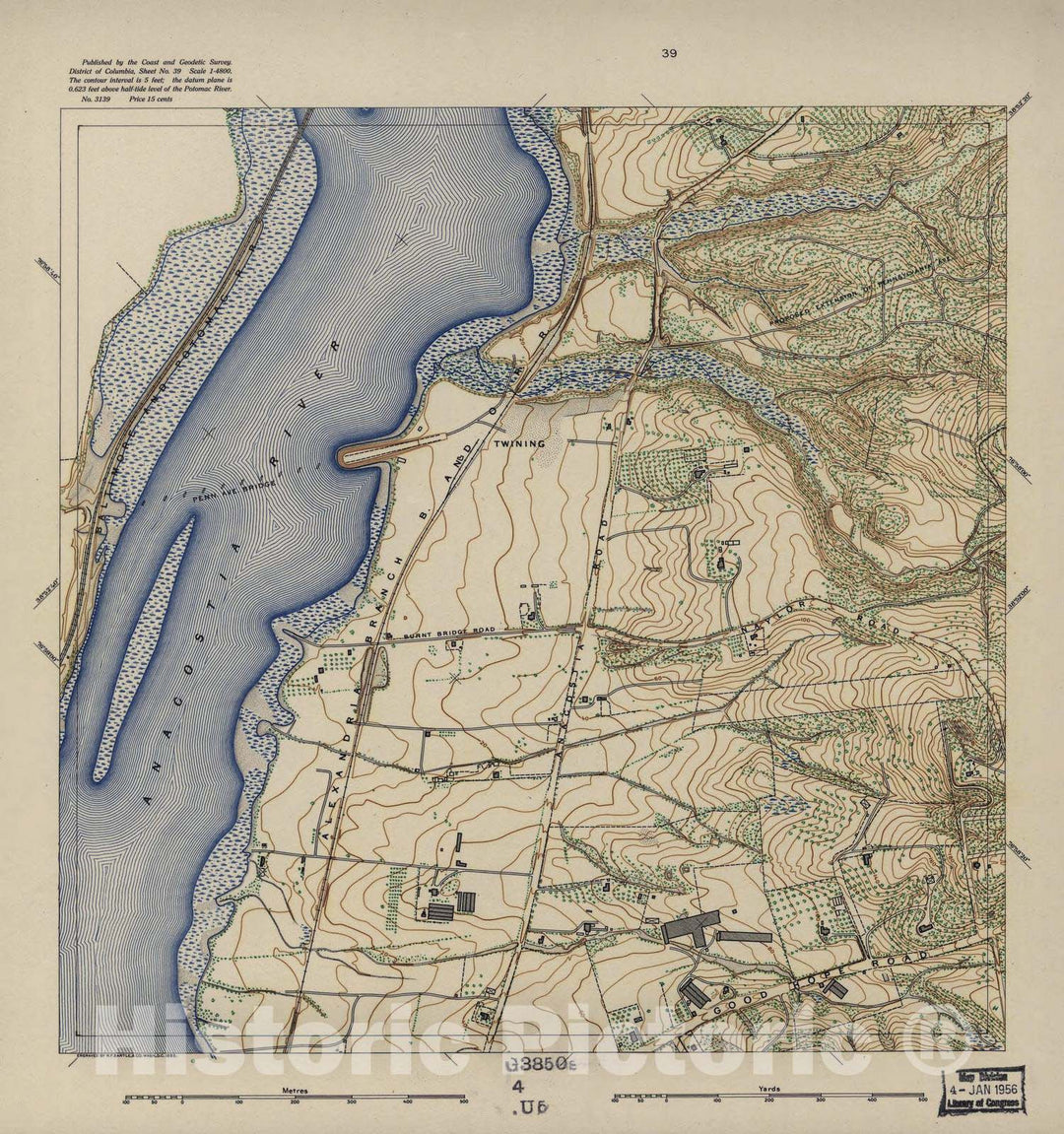 Historic 1892 Map - District of Columbia - Image 37 of District of Columbia