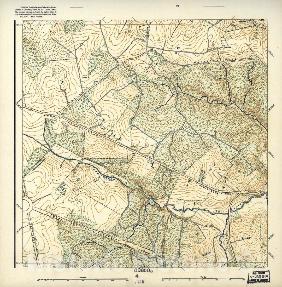 Historic 1892 Map - District of Columbia - Image 22 of District of Columbia