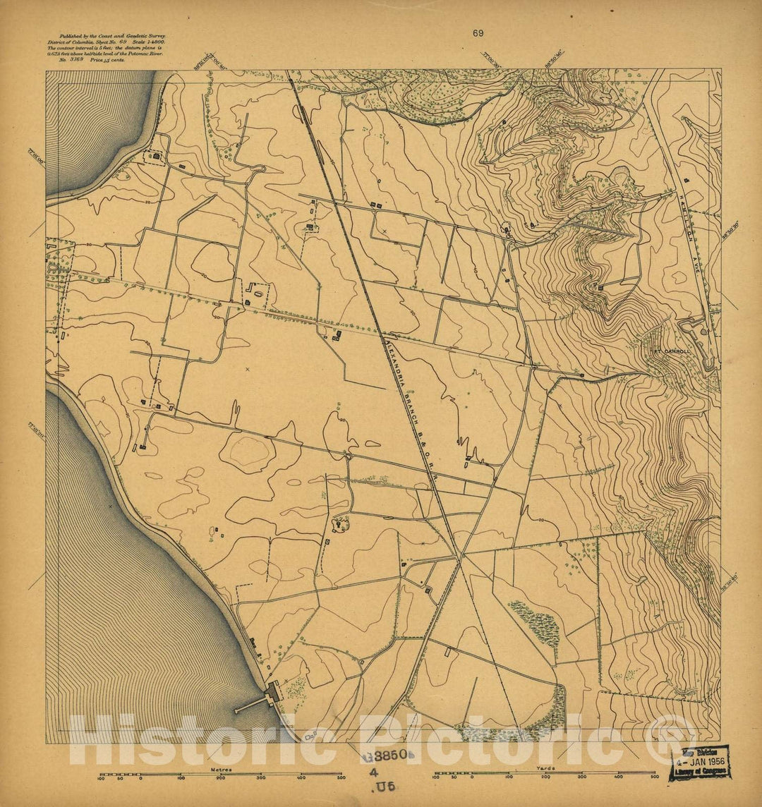 Historic 1892 Map - District of Columbia - Image 55 of District of Columbia