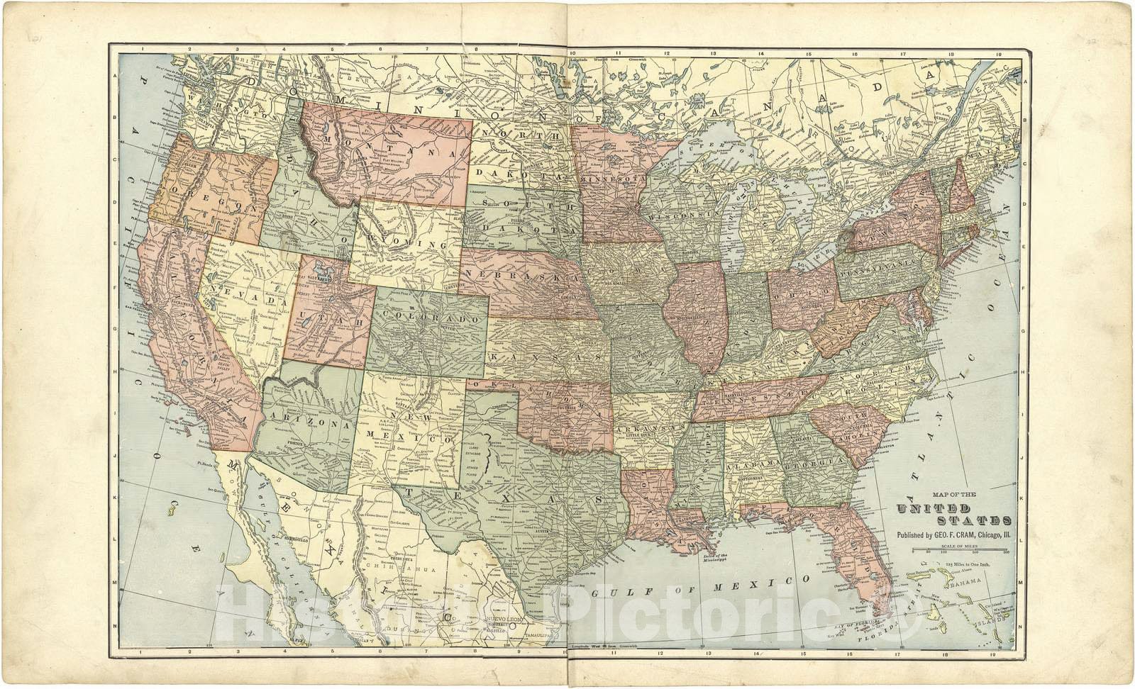 Historic 1907 Map - Standard Atlas of Stark County, Illinois - Map of The United States