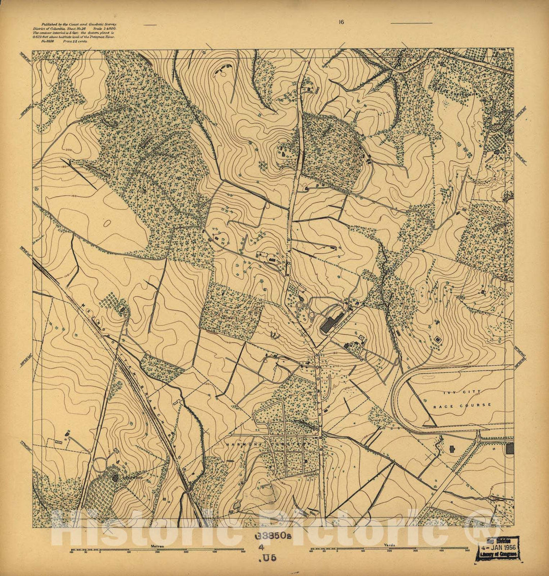 Historic 1892 Map - District of Columbia - Image 17 of District of Columbia