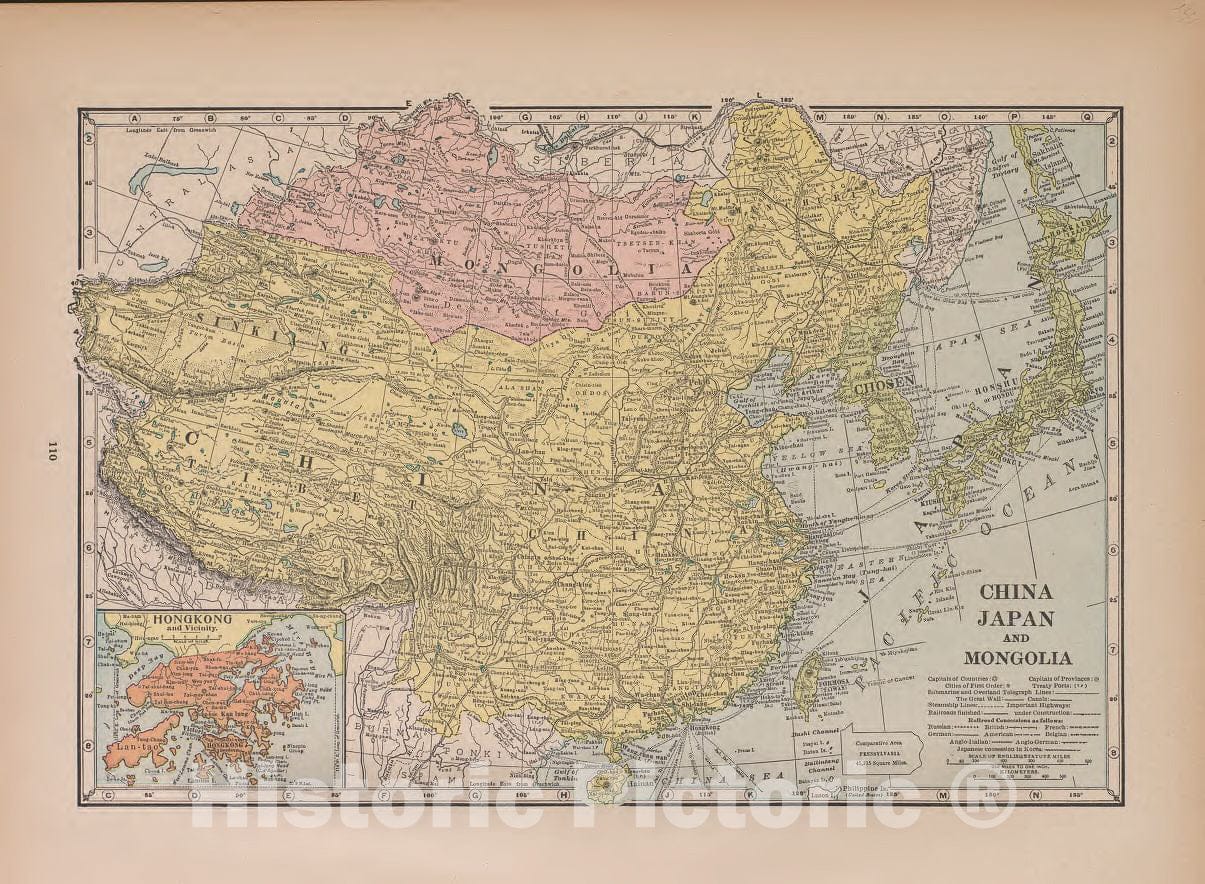 Historic 1927 Map - Atlas of Doniphan County, Kansas - China, Japan and Mongolia - Atlas of Doniphan County and The World