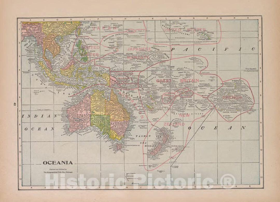 Historic 1927 Map - Atlas of Doniphan County, Kansas - Oceania - Atlas of Doniphan County and The World