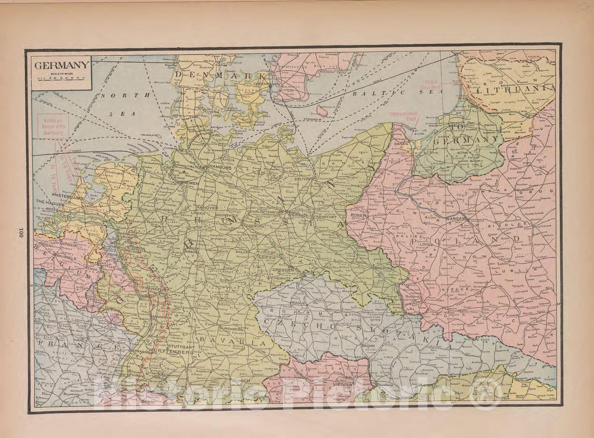 Historic 1927 Map - Atlas of Doniphan County, Kansas - Germany - Atlas of Doniphan County and The World