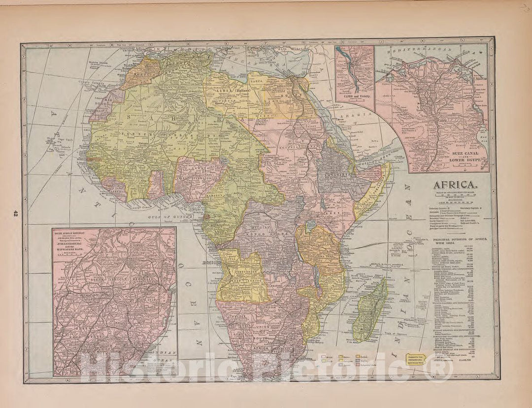 Historic 1927 Map - Atlas of Doniphan County, Kansas - Africa - Atlas of Doniphan County and The World