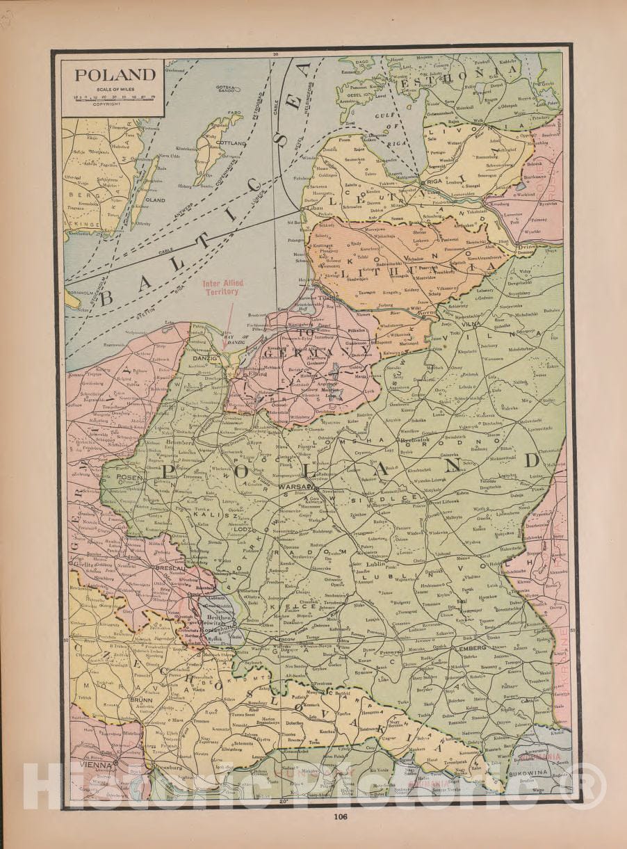 Historic 1927 Map - Atlas of Doniphan County, Kansas - Poland - Atlas of Doniphan County and The World