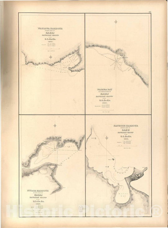 Historic 1844 Map - Atlas of The Narrative of The United States Exploring Expedition - Map of Sacramento River and Bay of San Pablo with Harbour of San Francisco