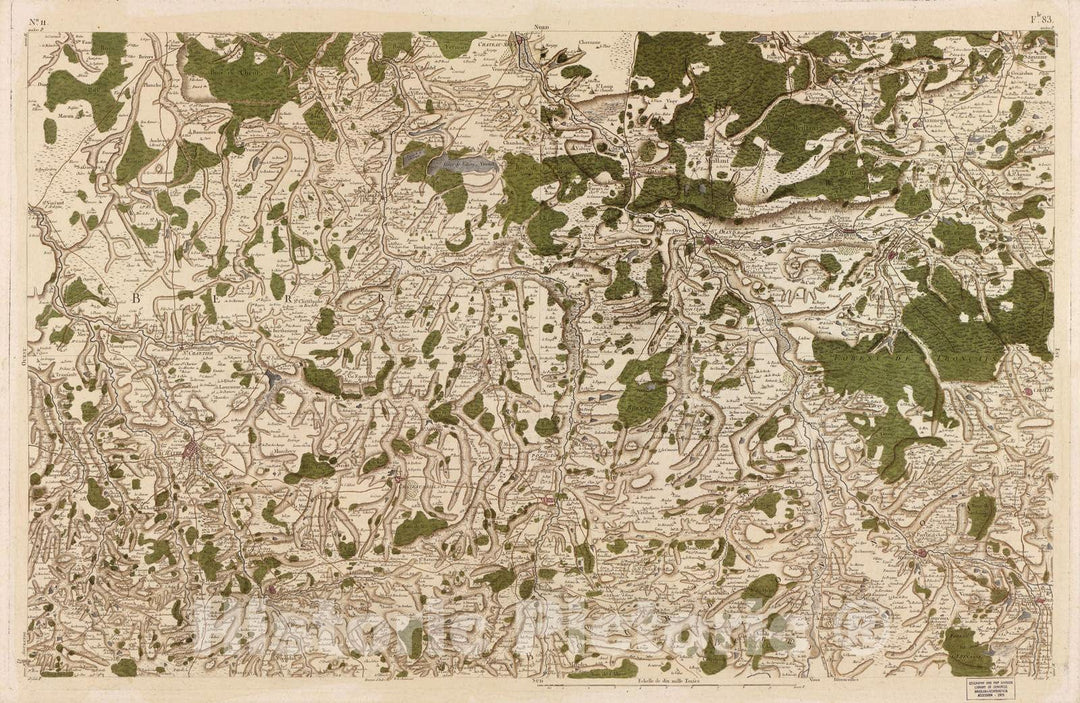 Historic 1756 Map - Carte de France - Image 11 of Copy 2