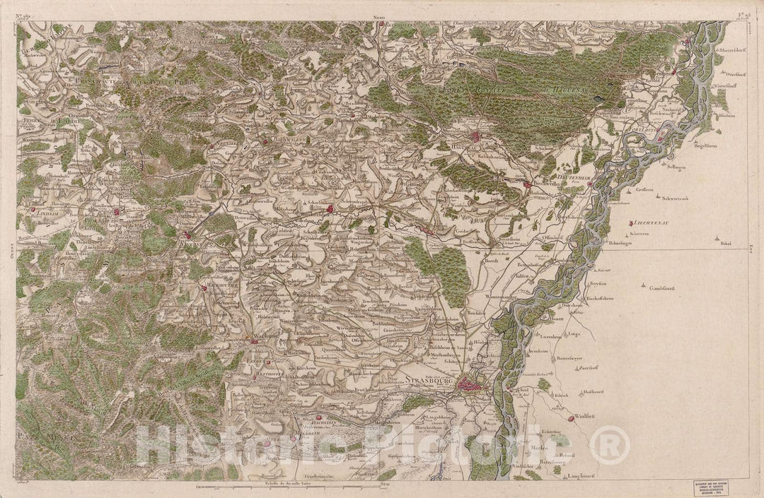 Historic 1756 Map - Carte de France - Image 167 of Copy 2