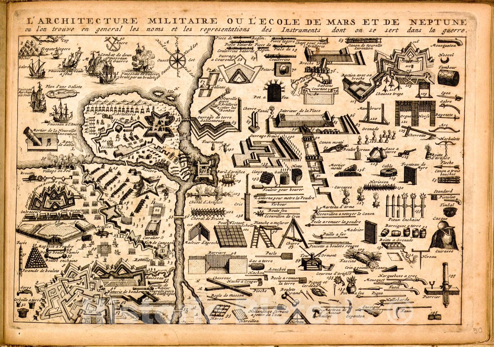 Historic 1708 Map - Atlas portatif, ou, le Nouveau Theatre de la Guerre en Europe : contenant les Cartes geographiques, avec les Plans des villes & forteresses