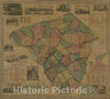 Historic 1858 Map - Scott's map of Lancaster County, State of Pennsylvania : from Actual Measurements