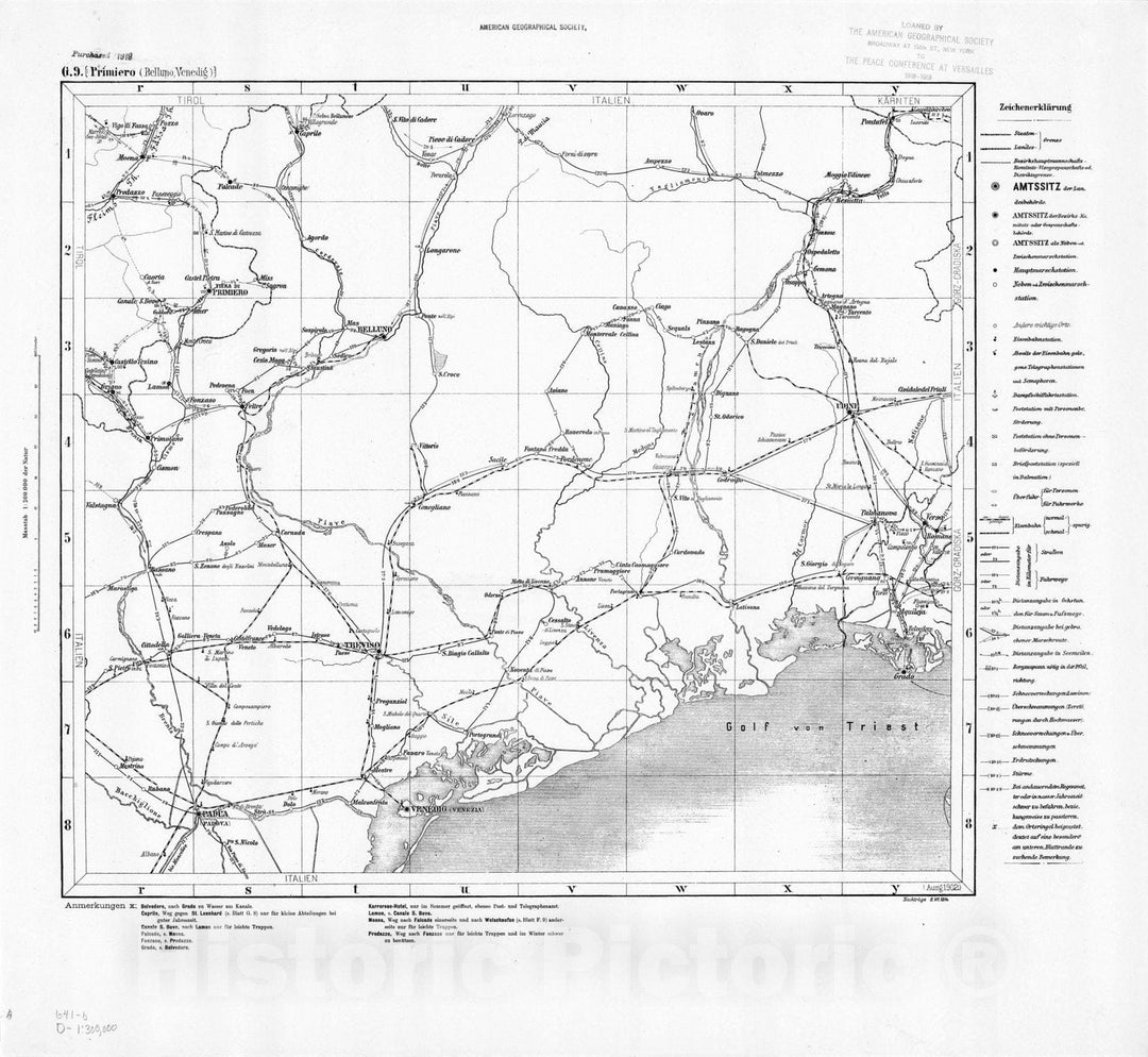 Map : Austria and Hungary 1877 48, Militar-Marschroutenkarte der osterreichisch-ungarischen Monarchie , Antique Vintage Reproduction