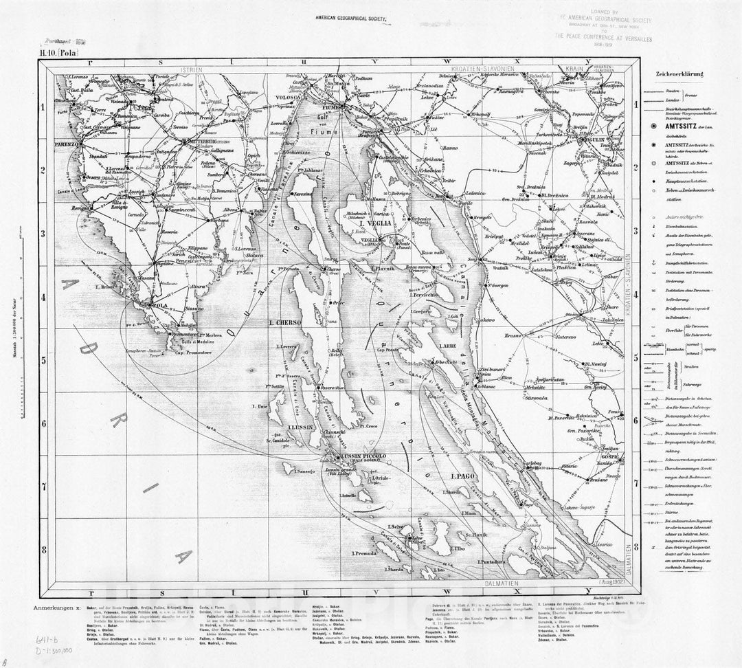 Map : Austria and Hungary 1877 50, Militar-Marschroutenkarte der osterreichisch-ungarischen Monarchie , Antique Vintage Reproduction