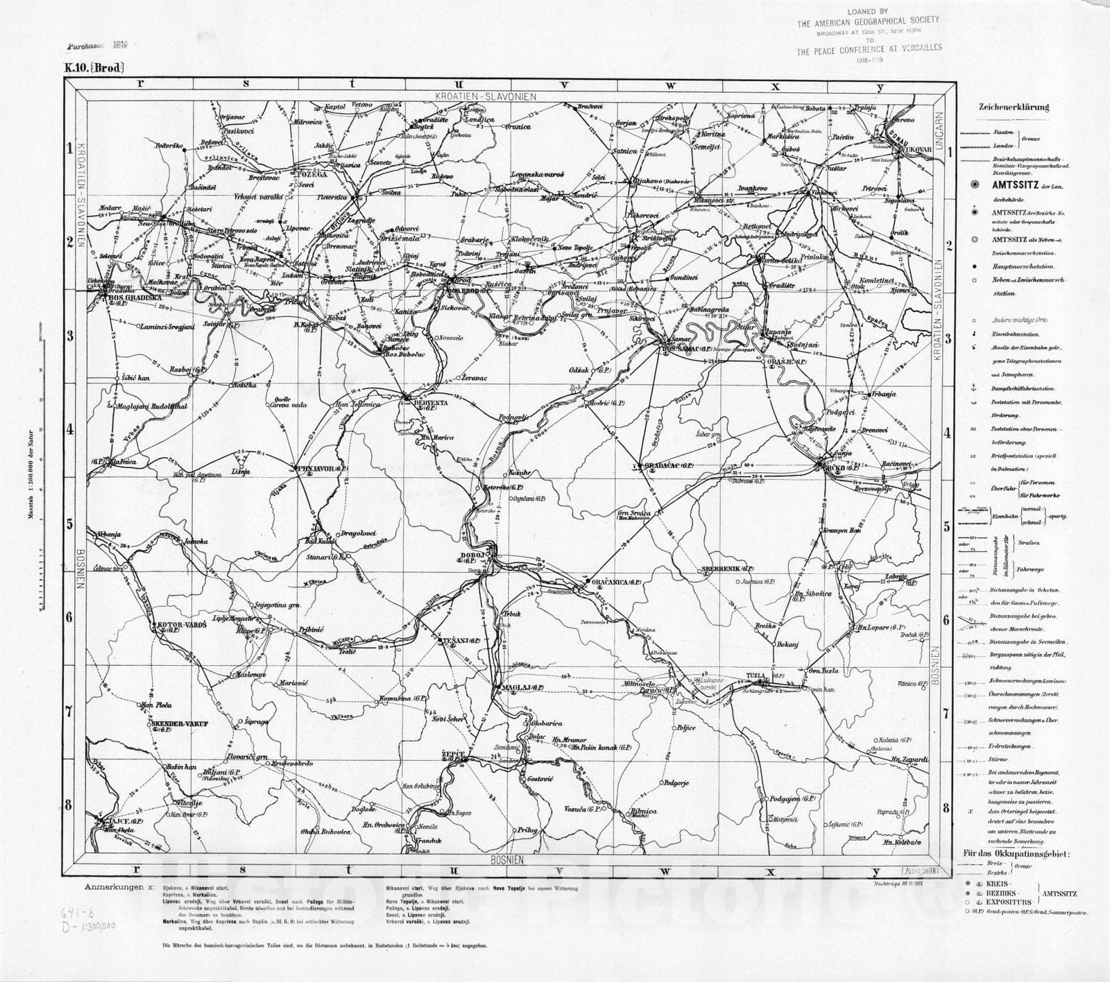 Map : Austria and Hungary 1877 11, Militar-Marschroutenkarte der osterreichisch-ungarischen Monarchie , Antique Vintage Reproduction