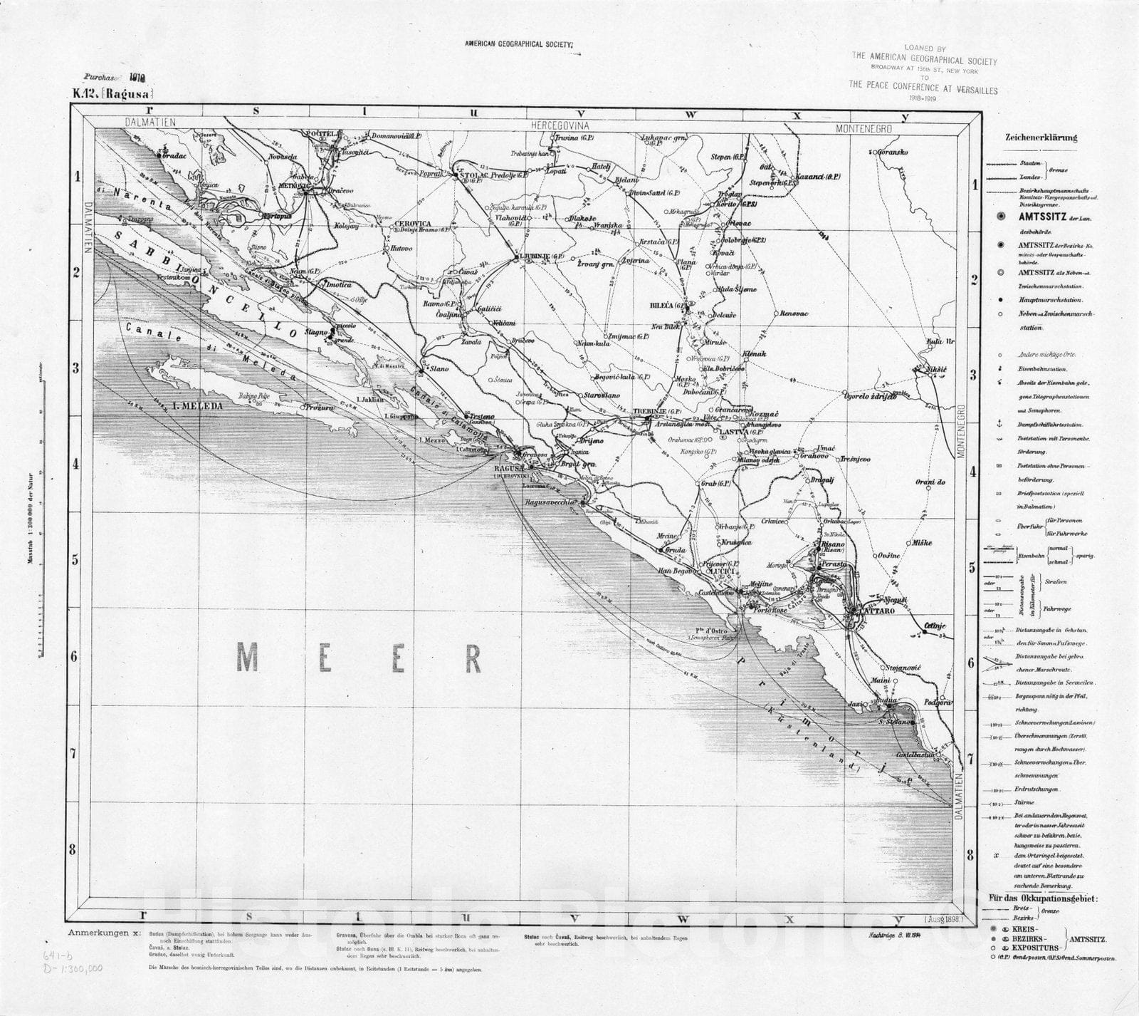 Map : Austria and Hungary 1877 14, Militar-Marschroutenkarte der osterreichisch-ungarischen Monarchie , Antique Vintage Reproduction