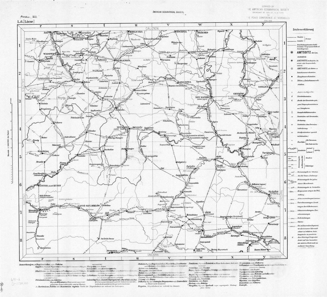 Map : Austria and Hungary 1877 16, Militar-Marschroutenkarte der osterreichisch-ungarischen Monarchie , Antique Vintage Reproduction