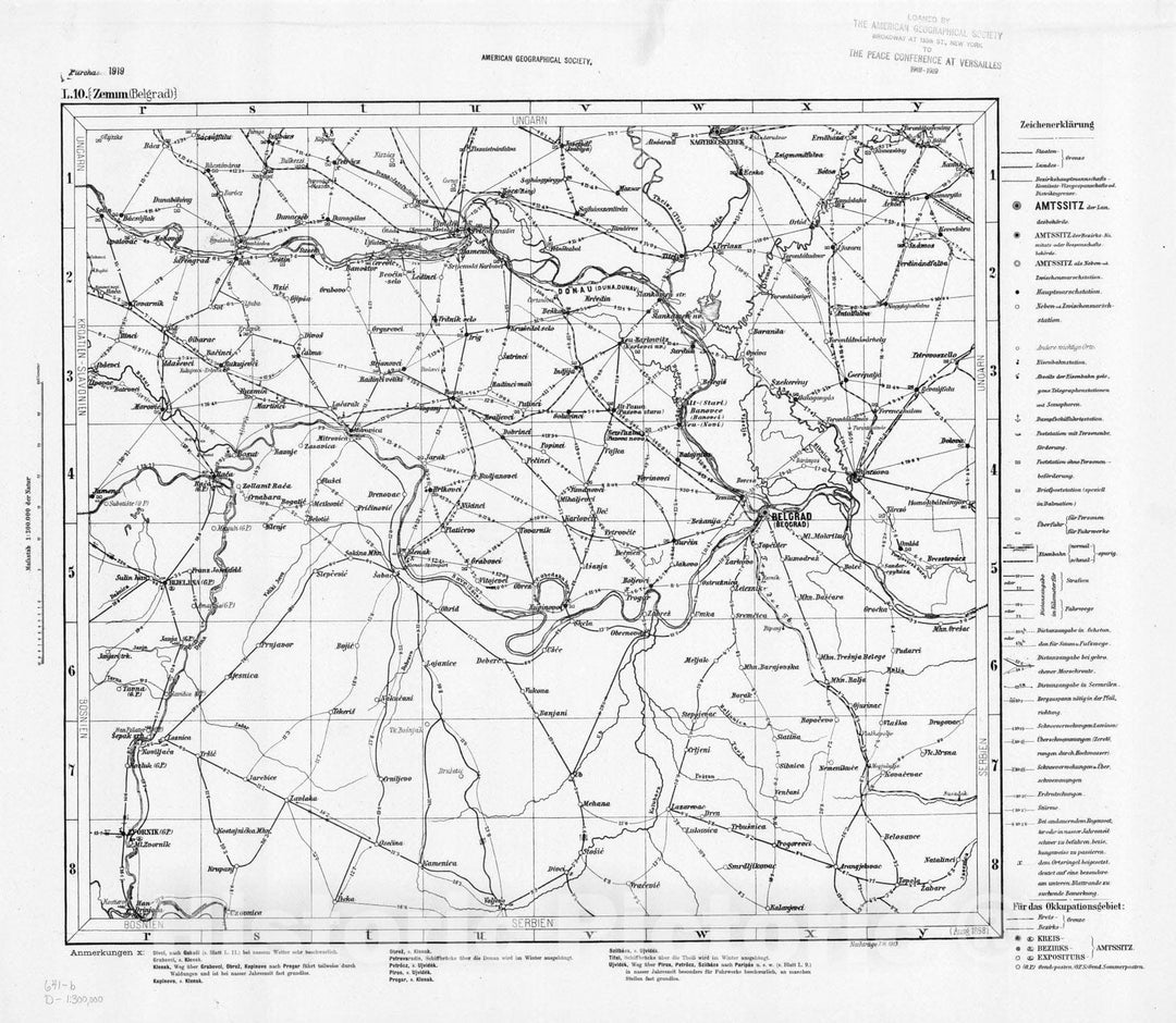 Map : Austria and Hungary 1877 20, Militar-Marschroutenkarte der osterreichisch-ungarischen Monarchie , Antique Vintage Reproduction