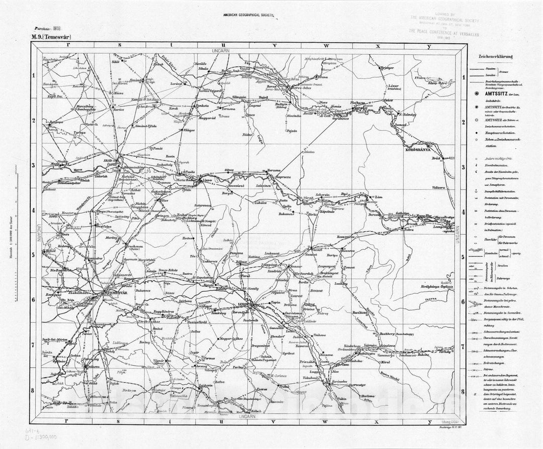 Map : Austria and Hungary 1877 28, Militar-Marschroutenkarte der osterreichisch-ungarischen Monarchie , Antique Vintage Reproduction