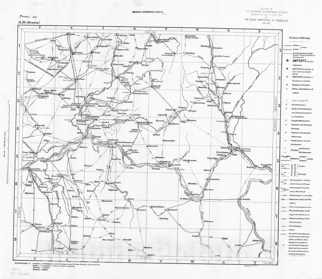 Map : Austria and Hungary 1877 29, Militar-Marschroutenkarte der osterreichisch-ungarischen Monarchie , Antique Vintage Reproduction