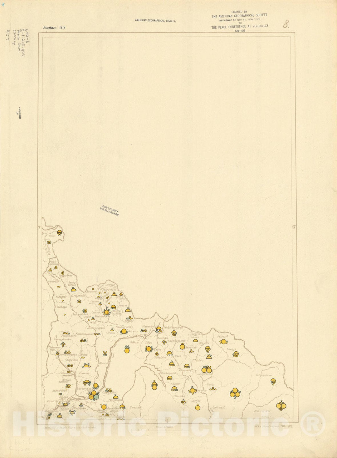 Historic Map : The Communes of Hungary showing the persons able to read and write 1918 41, Vintage Reproduction