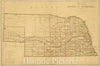Map : Nebraska 1876, State of Nebraska : compiled from the official records of the General Land Office and other sources , Antique Vintage Reproduction