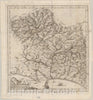 Map : Lunigiana, Italy 1775, Carta della Provincia della Lunigiana , Antique Vintage Reproduction