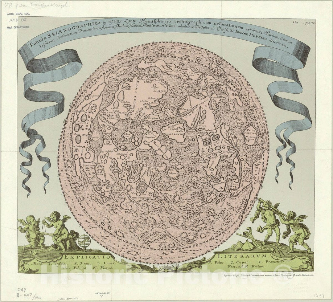 Map : Celestial 1966, Antique Vintage Reproduction