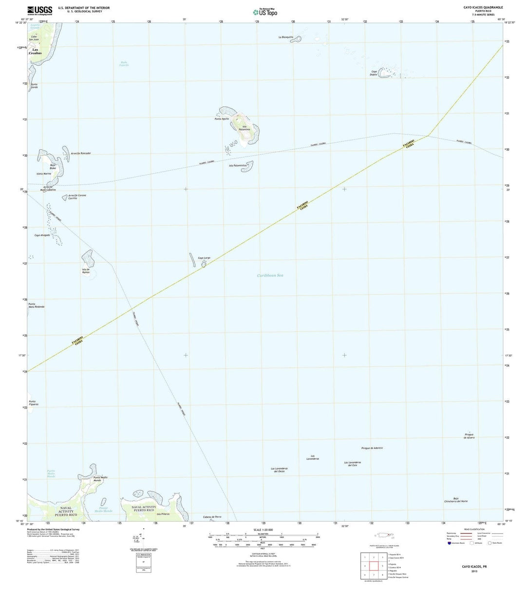 2013 Cayo Icacos, PR - Puerto Rico - USGS Topographic Map