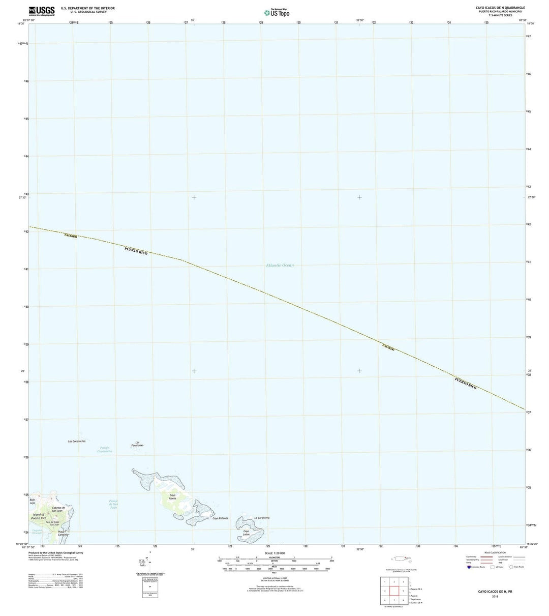 2013 Cayo Icacos, PR - Puerto Rico - USGS Topographic Map v2