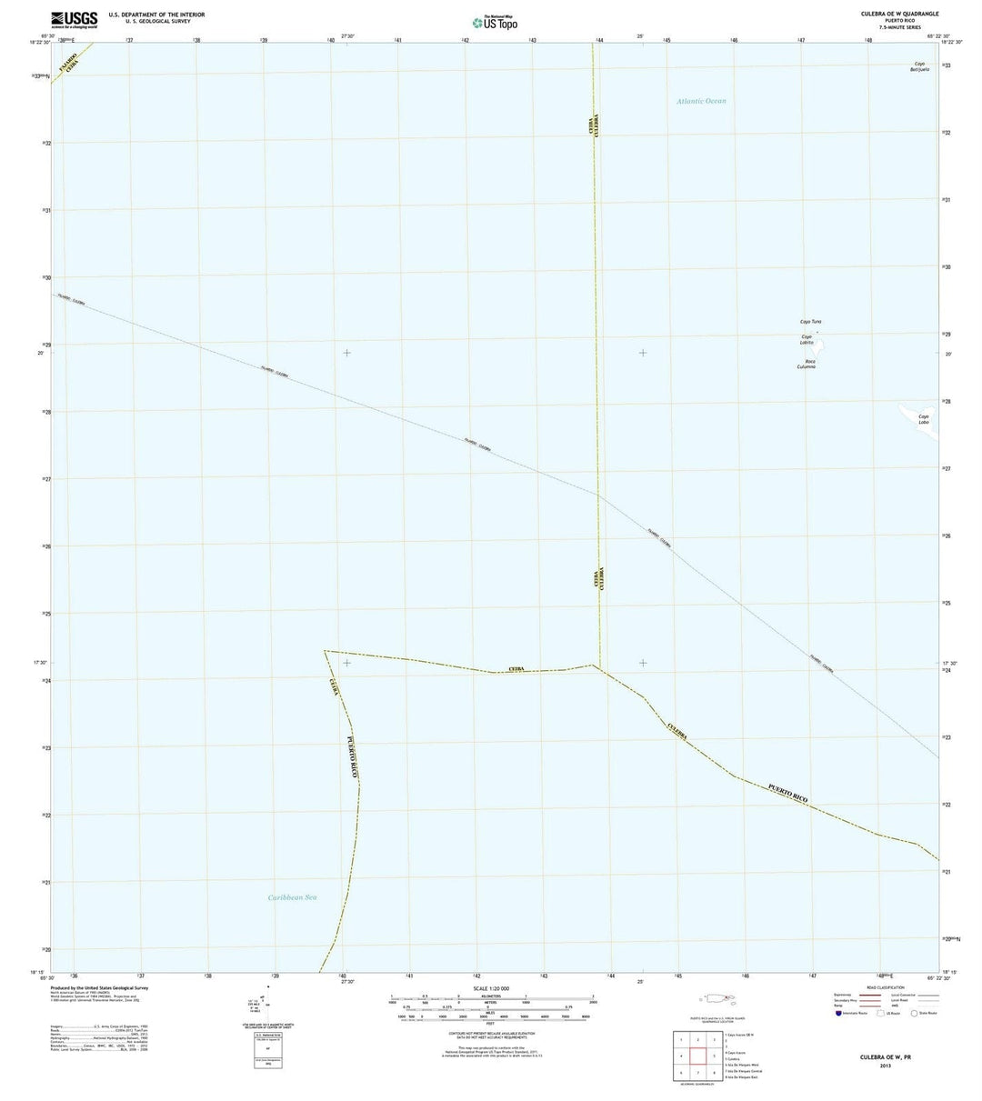 2013 Culebra, PR - Puerto Rico - USGS Topographic Map v2