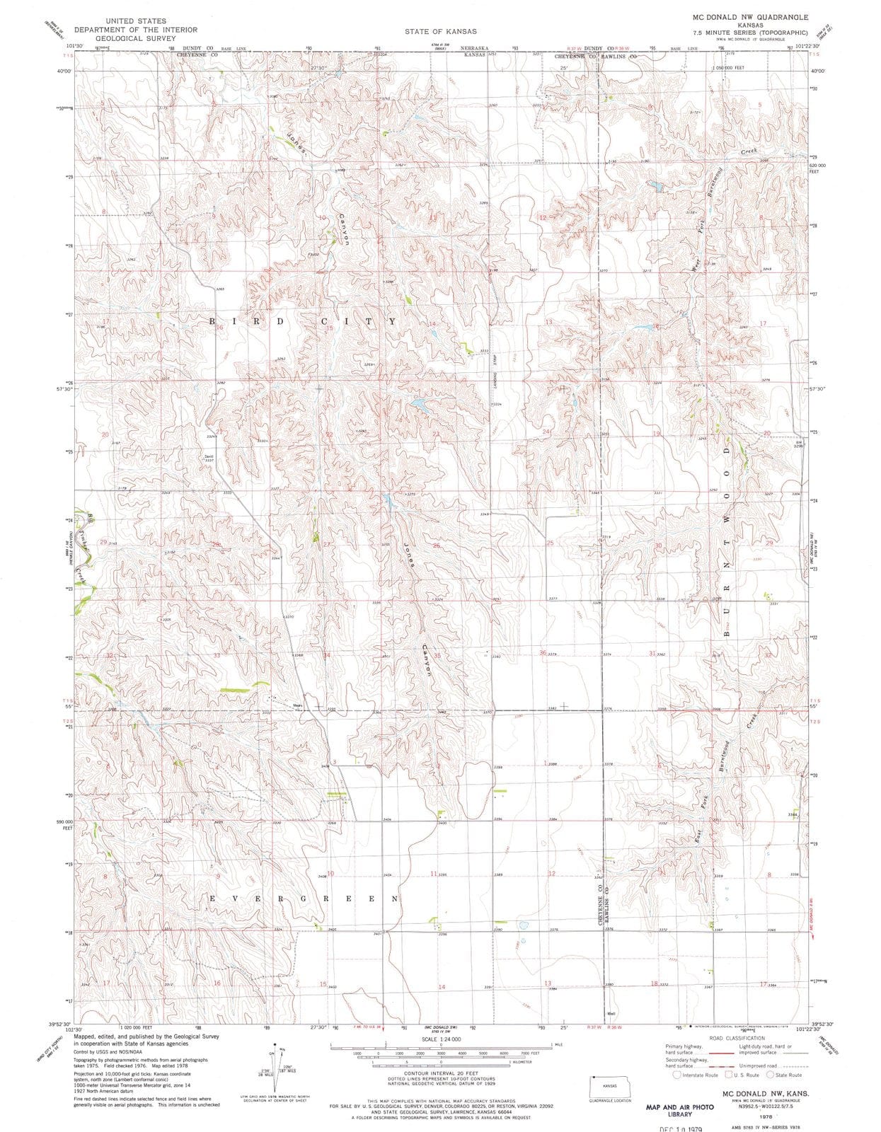 1978 Mconald, KS - Kansas - USGS Topographic Map v2