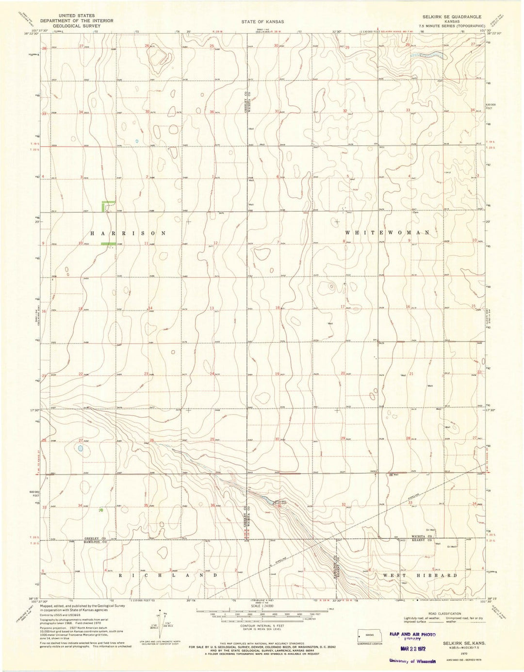 1970 Selkirk, KS - Kansas - USGS Topographic Map v2