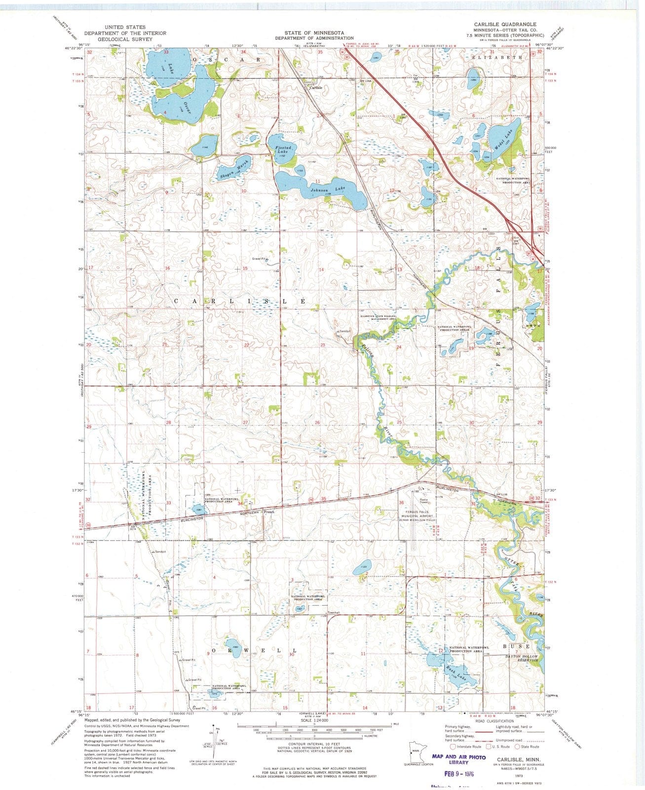 1966 Carlisle, MN - Minnesota - USGS Topographic Map