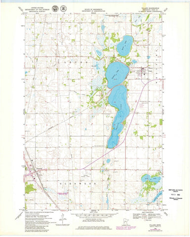 1968 Villard, MN - Minnesota - USGS Topographic Map